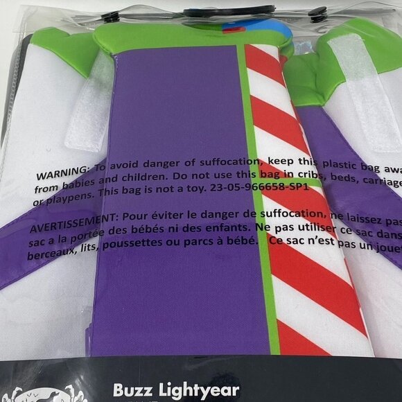 Sprit Halloween Baby Buzz Lightyear Toy Story One Piece Costume  Sz 18-24 Months - Picture 6 of 8